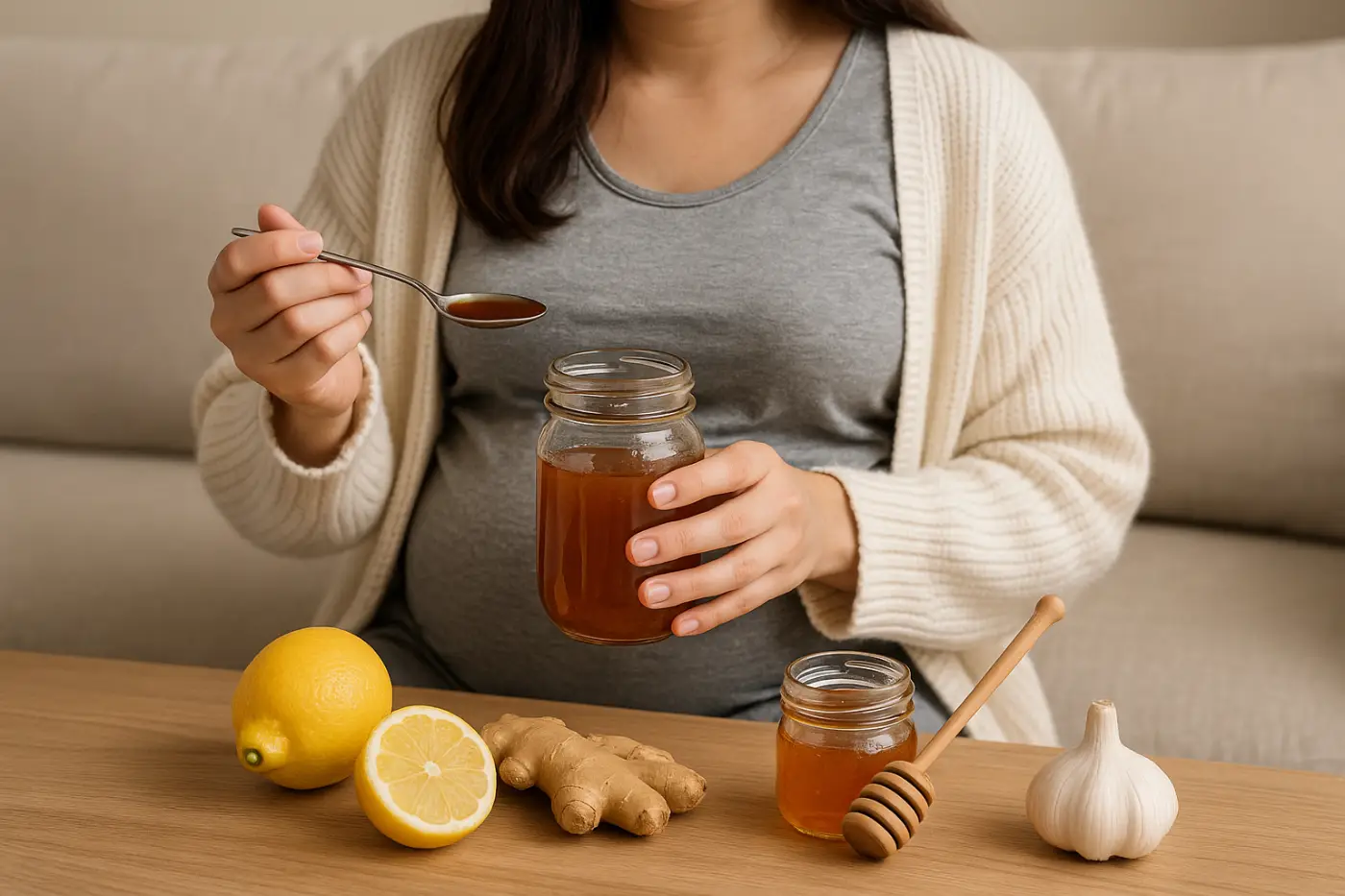 Un sirop maison pour soulager la toux pendant la grossesse